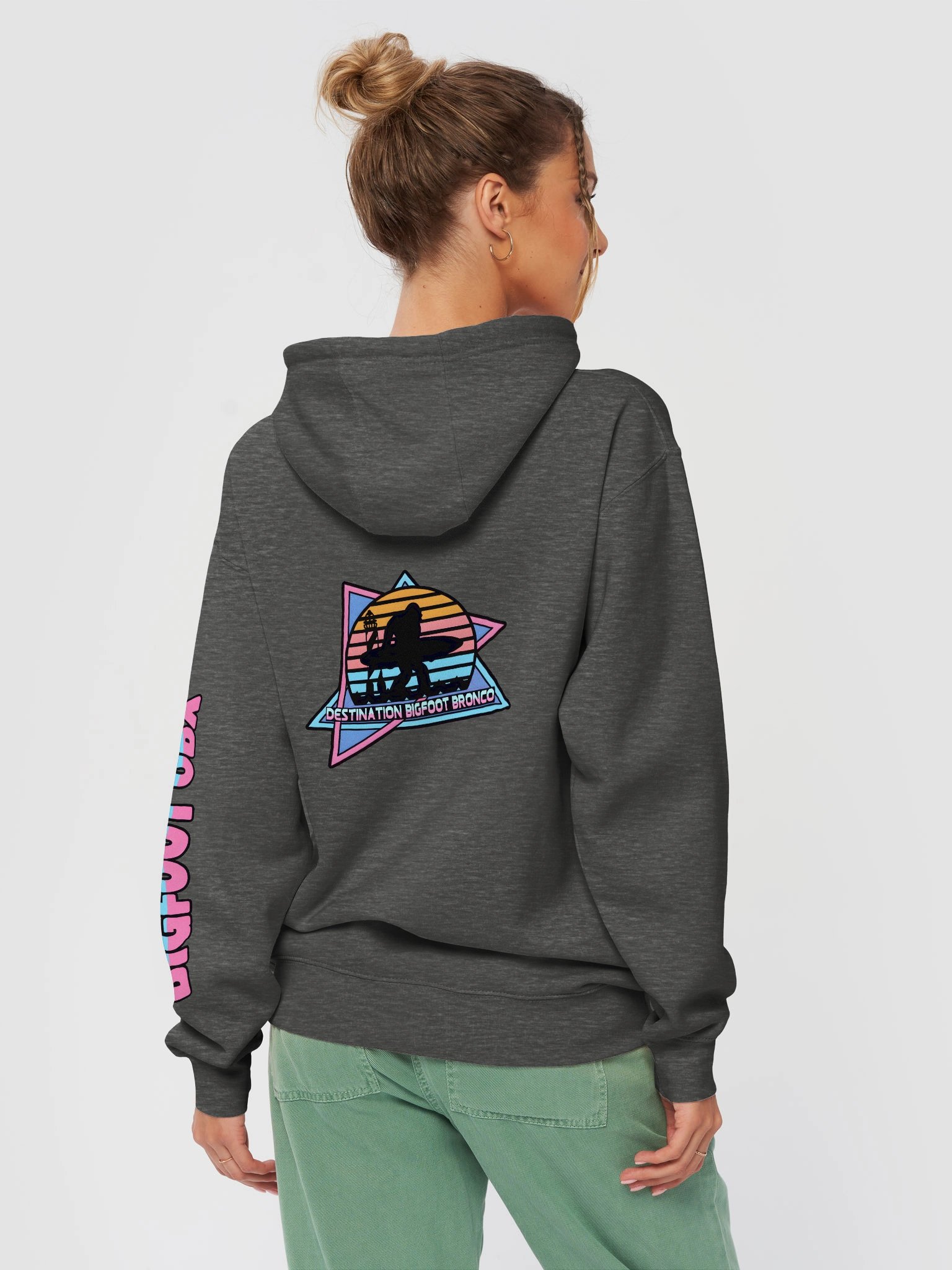 Destination Bigfoot Bronco Retro-Inspired Hoodie (Multiple Colors Available) product image (30)