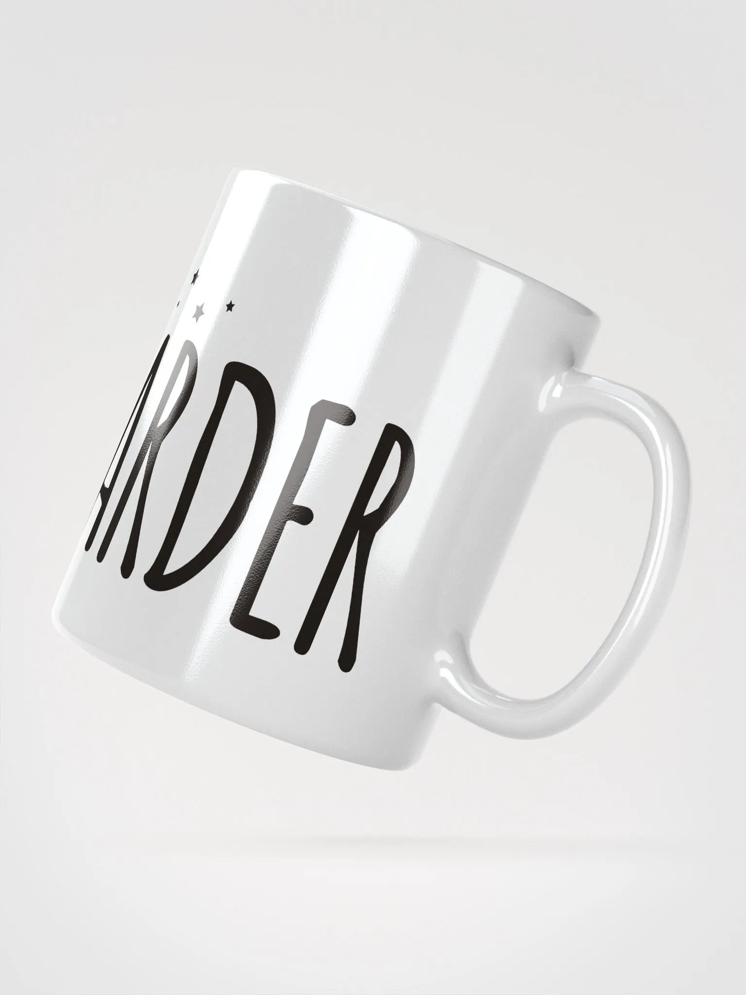 Stream Smarter Not Harder Mug Black Text product image (7)