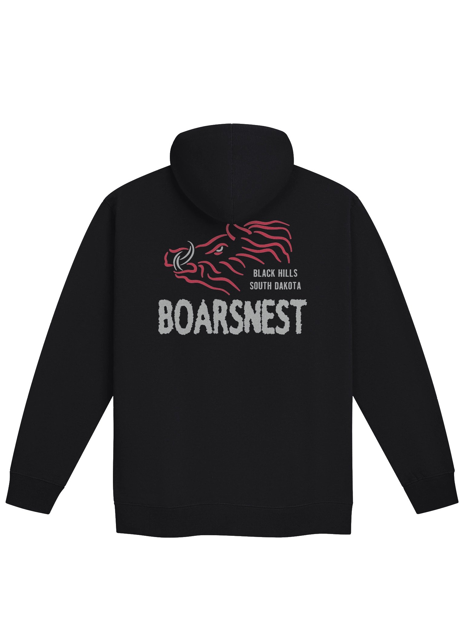 Black Hills South Dakota Boar's Nest Zip-Up Hoodie product image (8)