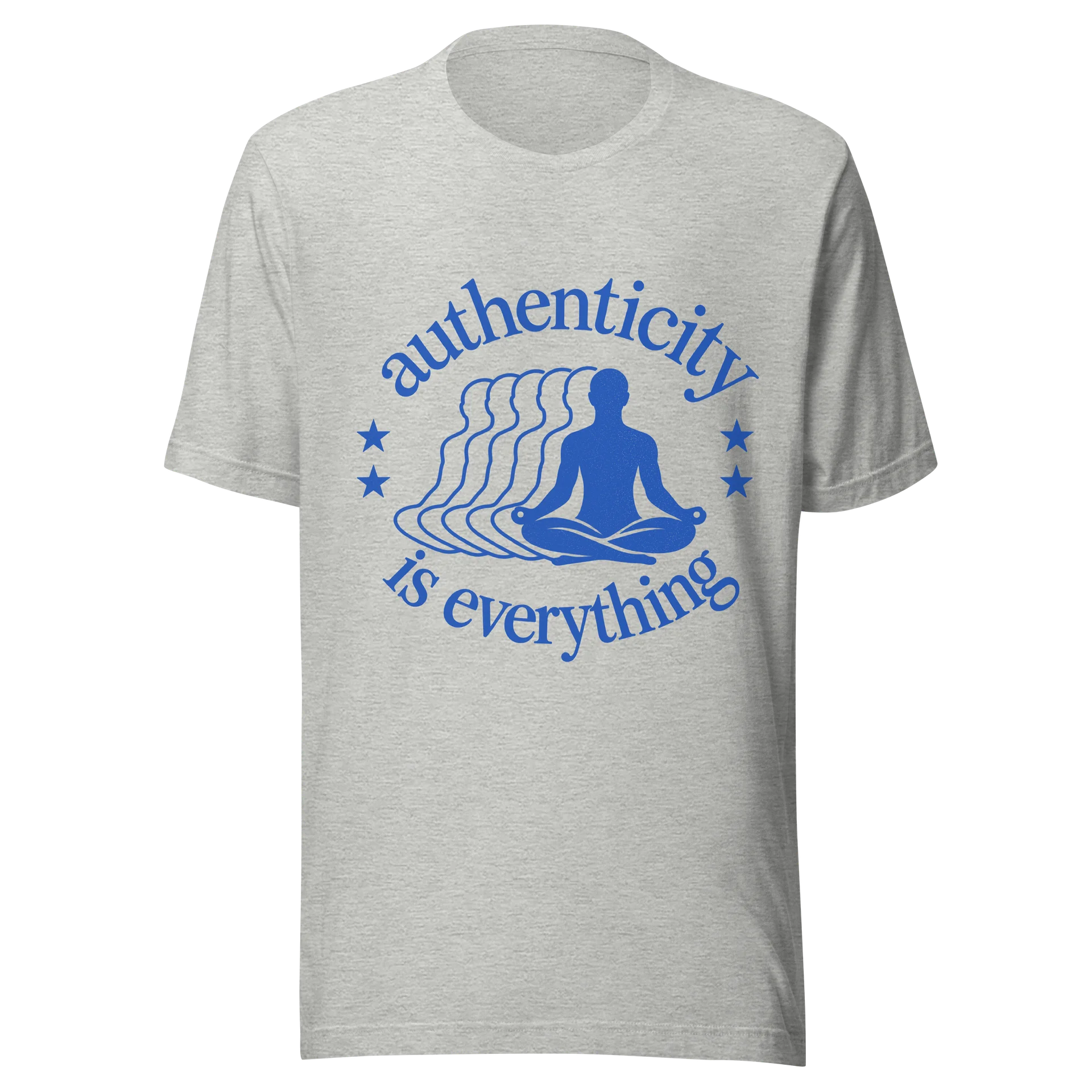 Authenticity Meditation logo tshirt product image (1)