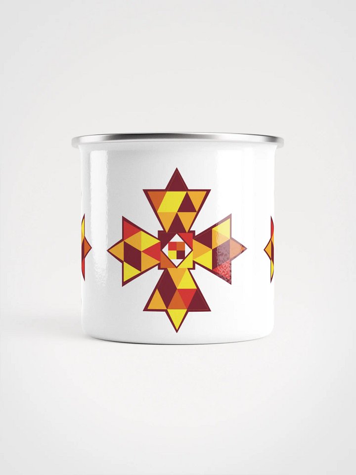 Starry Geometric Enamel Mug product image (2)