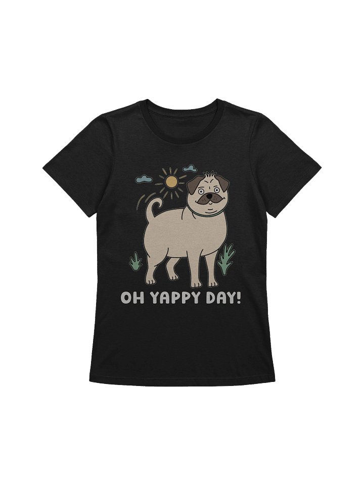 Oh Yappy Day Pug Women's Relaxed-fit T-shirt product image (1)