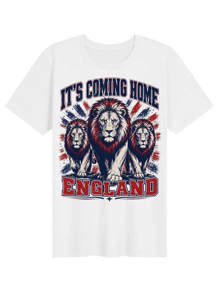 It’s Coming Home England Three Lions Tee | Official-Vibe England Three Lions World Cup Tee product image (2)