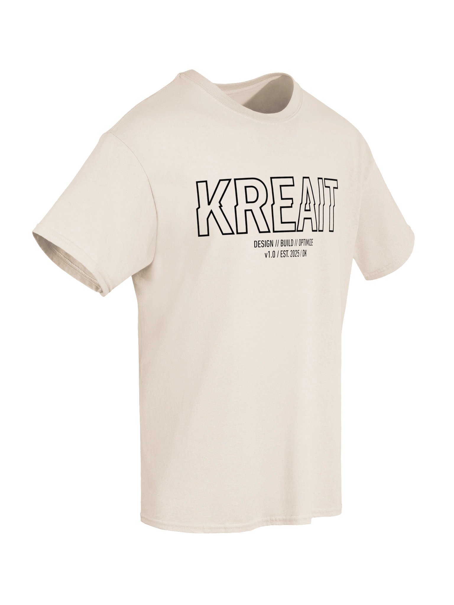 KreaiTive Glitches black print t-shirt product image (3)