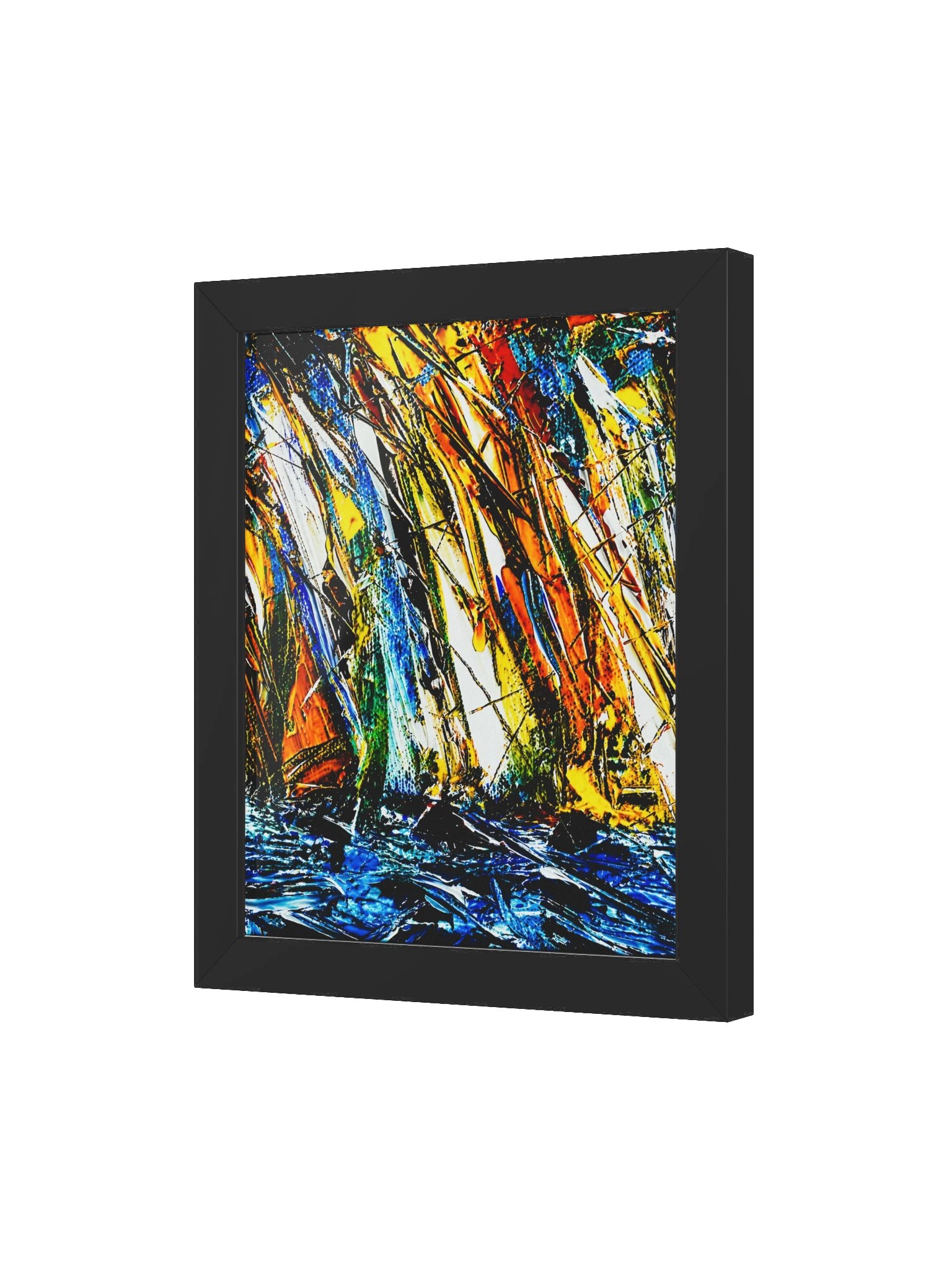 Human Post Regatta – Fine Art Print with Frame product image (3)