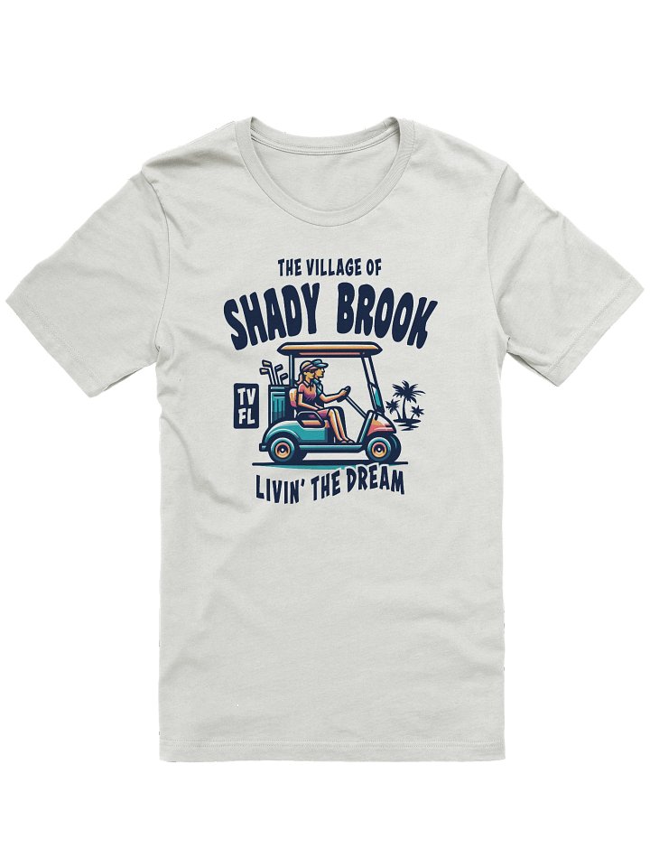 The Village of Shady Brook TV FL Golf Cart Design T-Shirt product image (3)