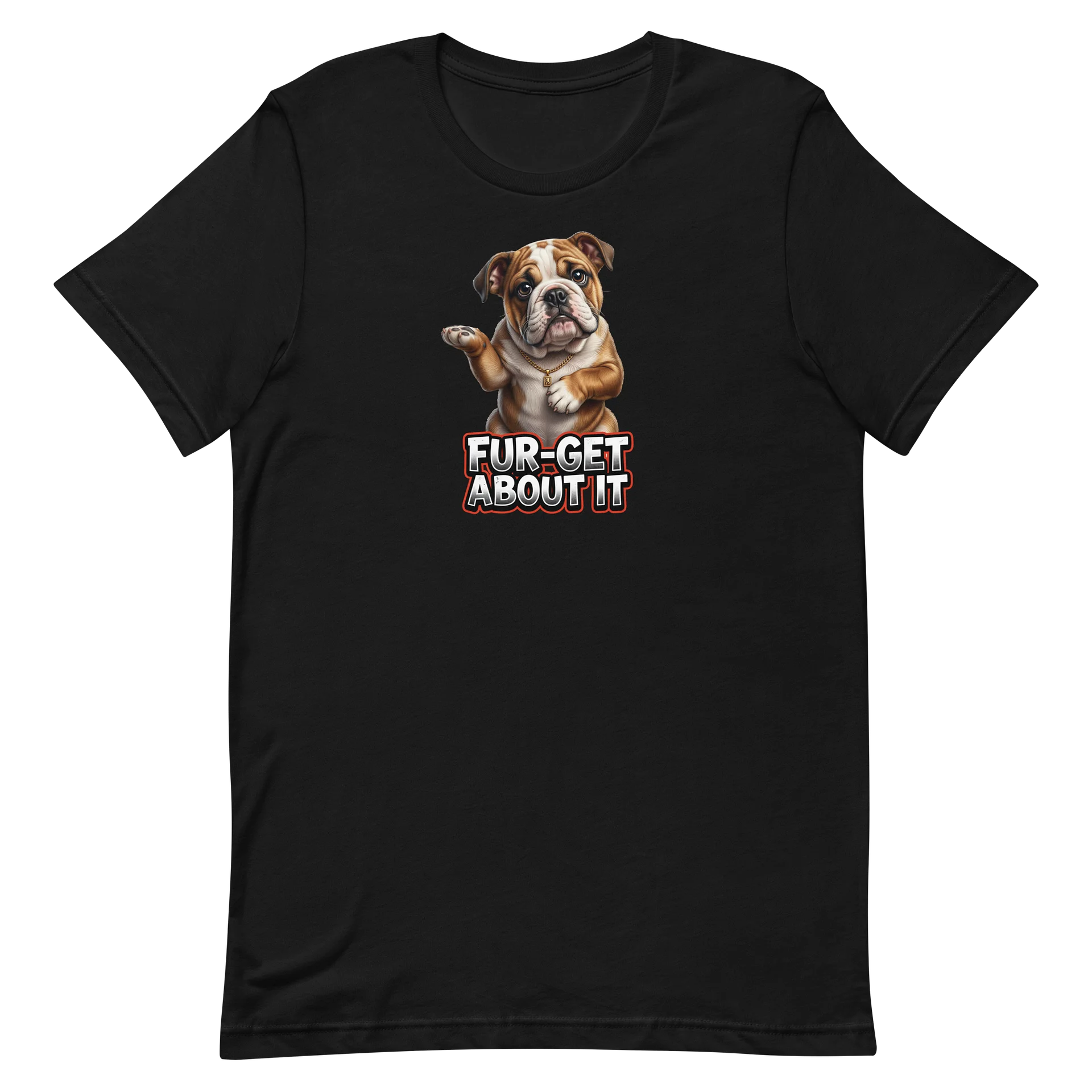 Women's FUR-GET ABOUT IT Bulldog Tshirt product image (2)
