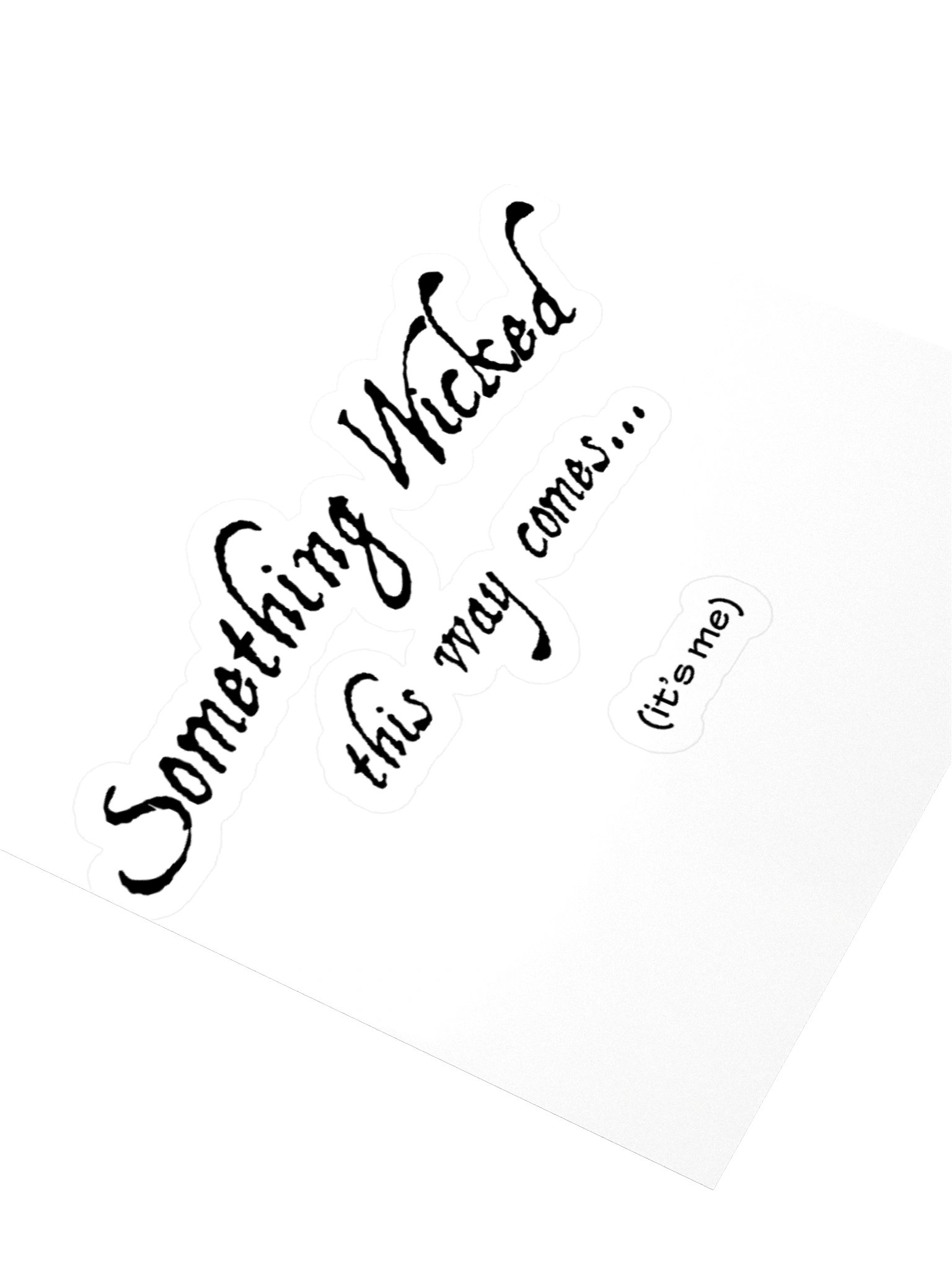 Something Wicked Kiss Cut Sticker product image (7)