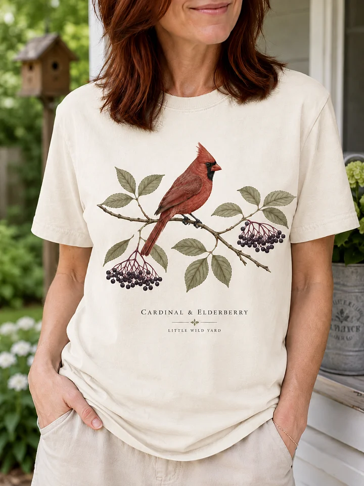 Cardinal & Elderberry T-shirt product image (2)