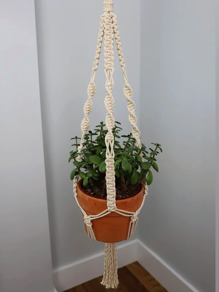 Classic Macrame Plant Hanger (Digital PDF Pattern) product image (1)