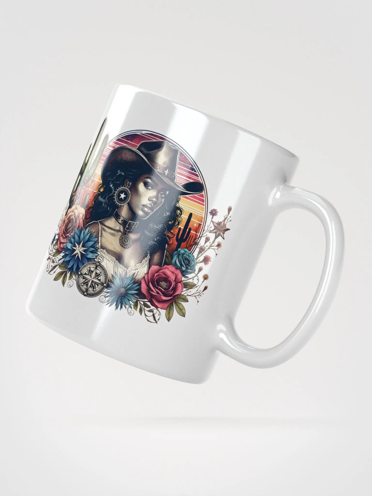 Desert Rose Cowgirl Mug product image (1)
