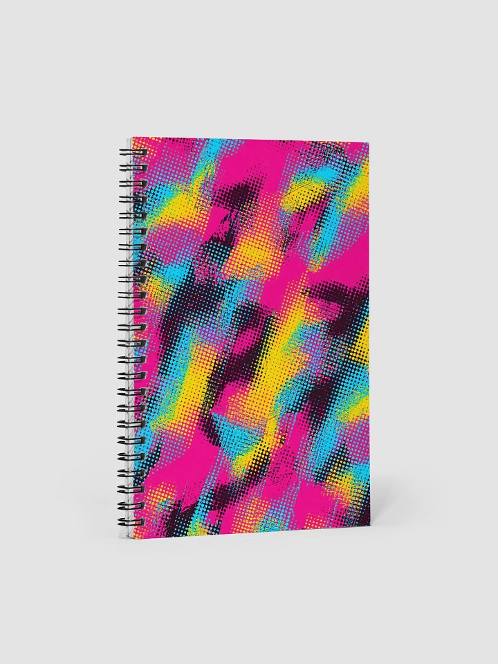 Vibrant Abstract Energy Spiral Notebook product image (1)