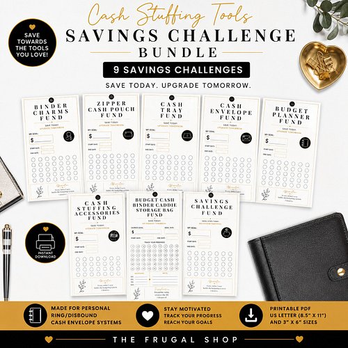 If you love budgeting and cash stuffing, this bundle belongs in your collection! Instead of impulse-buying your next budgetin...