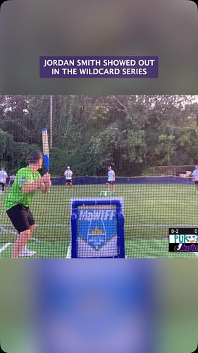 The former MVP was clutch for his team in the playoffs #wiffleball