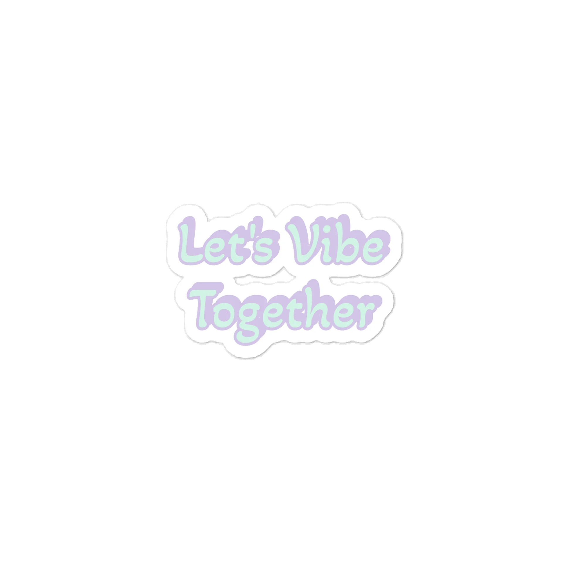 Let's Vibe Together Sticker product image (1)