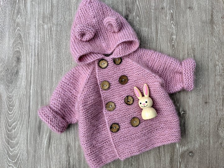 Baby Cardigan Knitting Pattern product image (2)