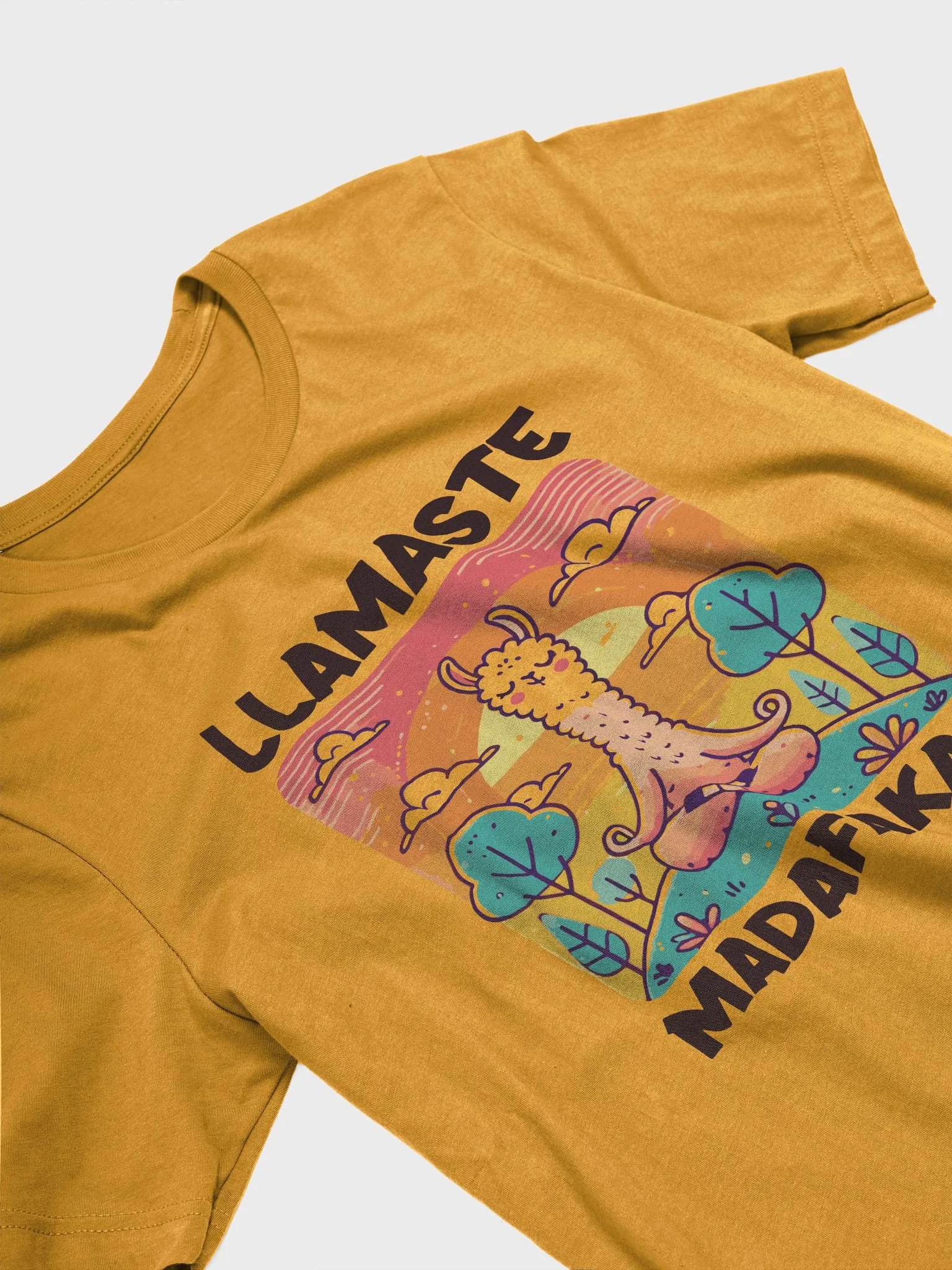 LLAMASTE Meditative Llama T-Shirt product image (20)