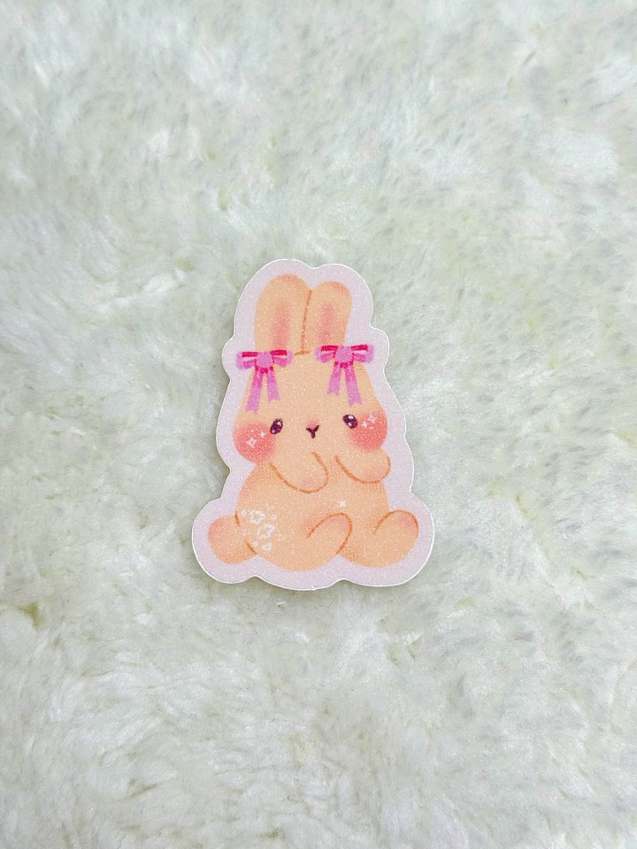 Yippie Bunni Ribbon Sticker product image (1)