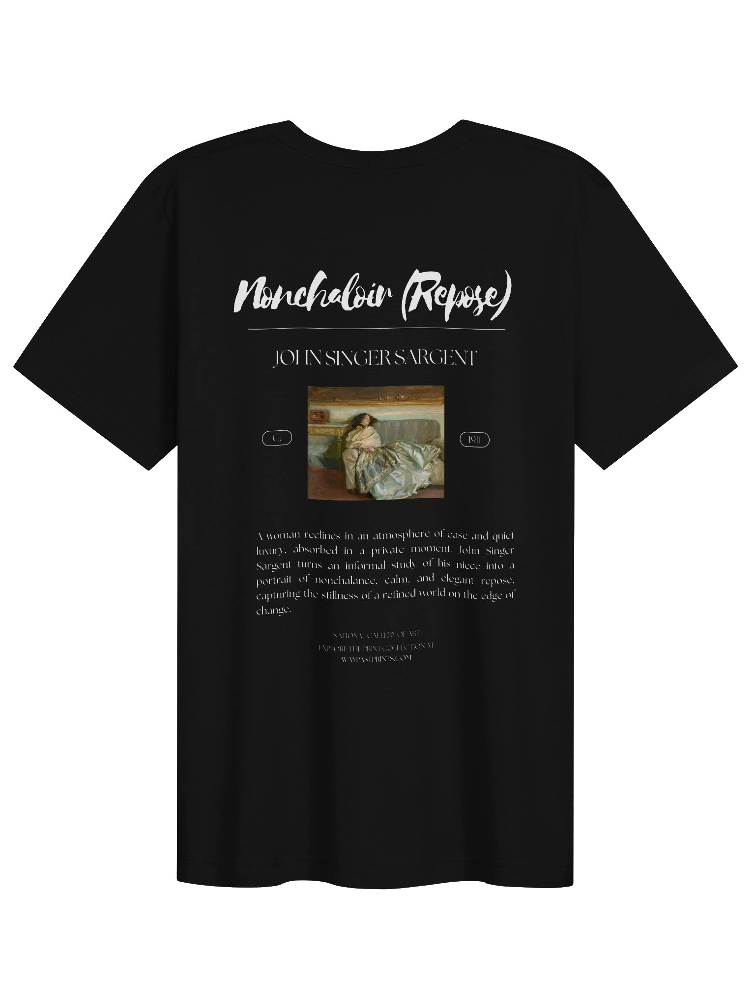 Nonchaloir (Repose) [John Singer Sargent] T-Shirt product image (6)