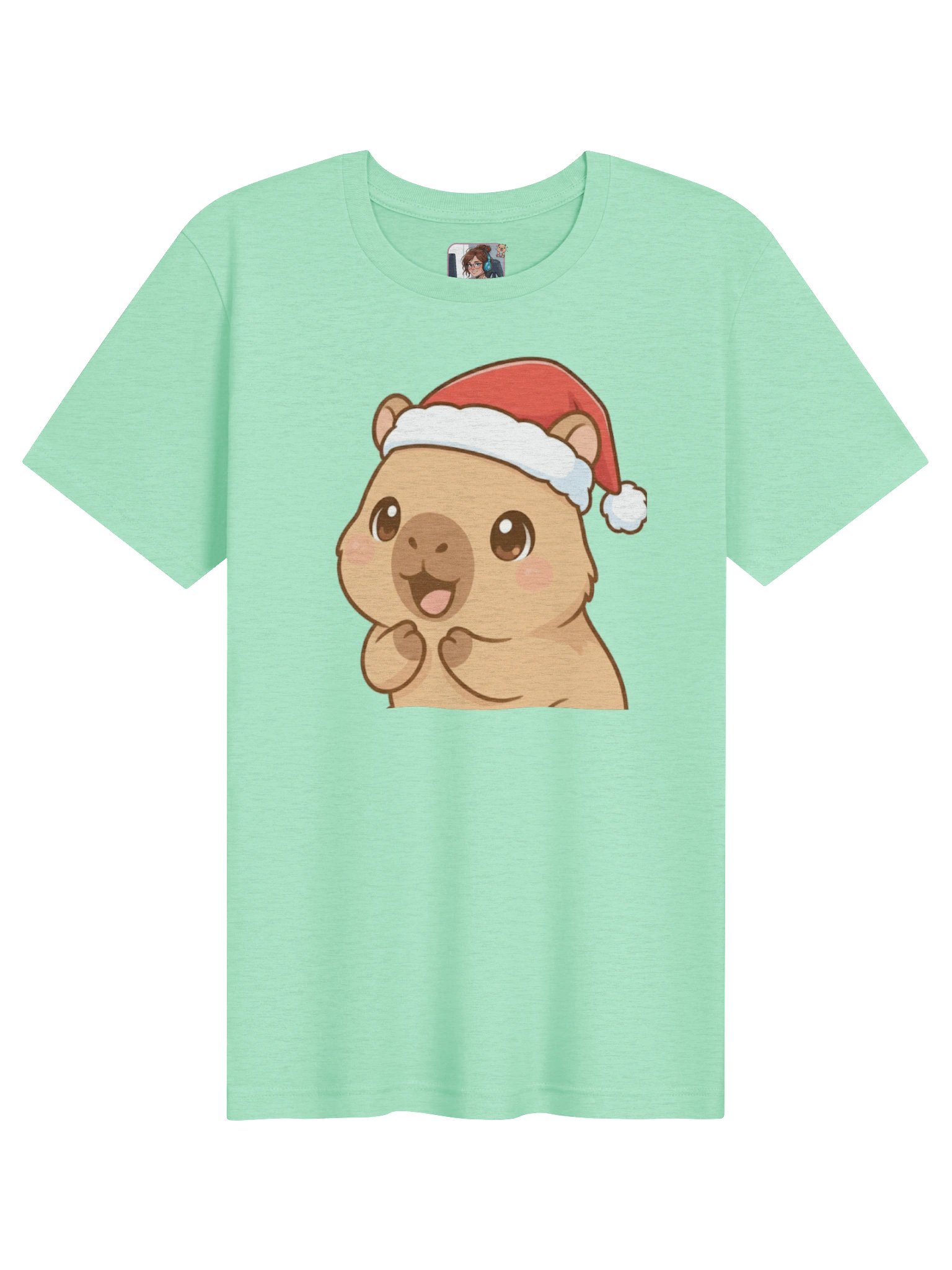 Santa Capy T-Shirt product image (1)