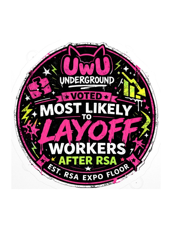 RSA - Layoff Sticker Vinyl product image (1)