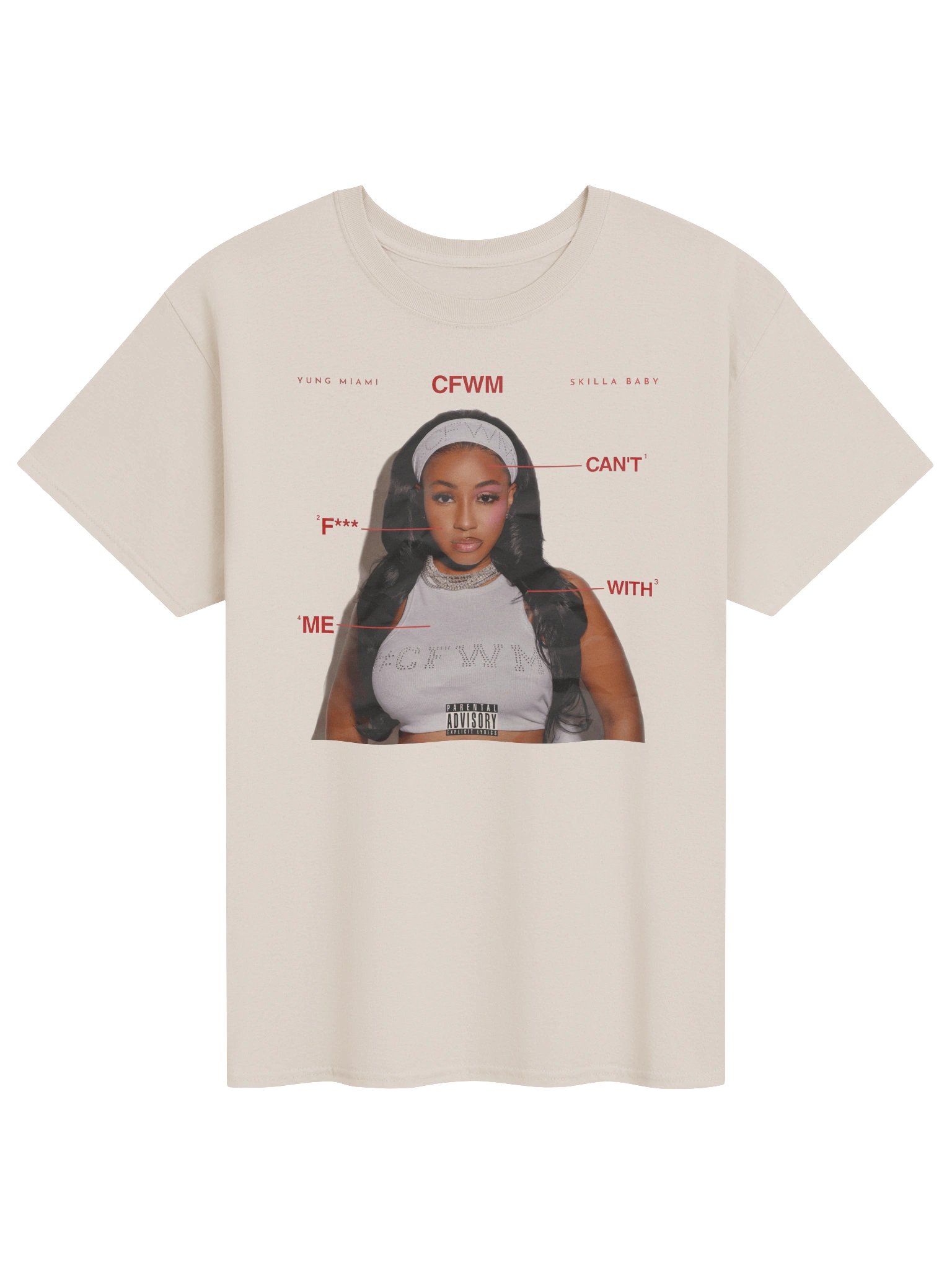 CFWM Yung Miami & Skilla Baby Tshirt product image (1)