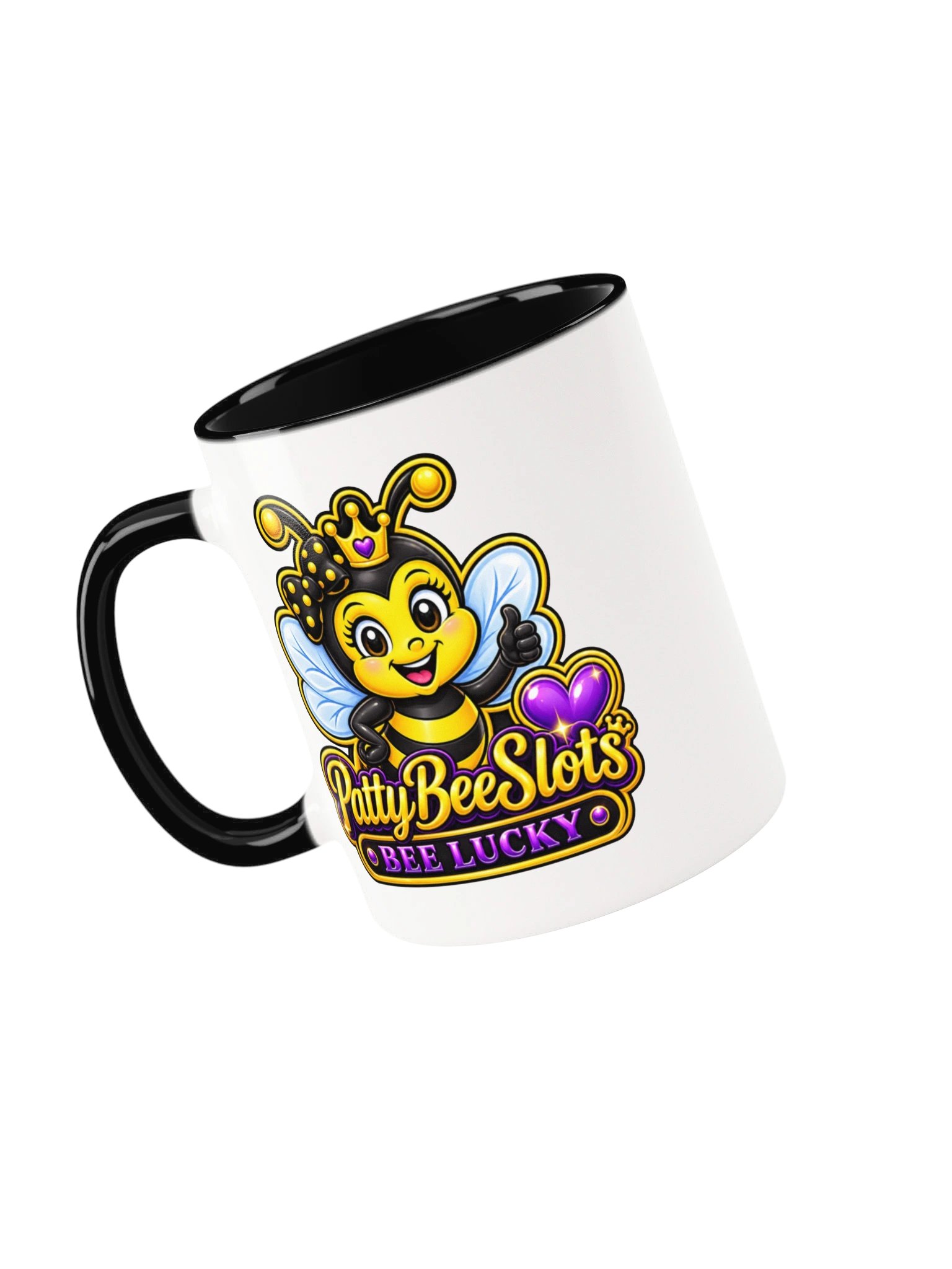 PattyBeeSlots Ceramic Mug with Color Inside product image (1)