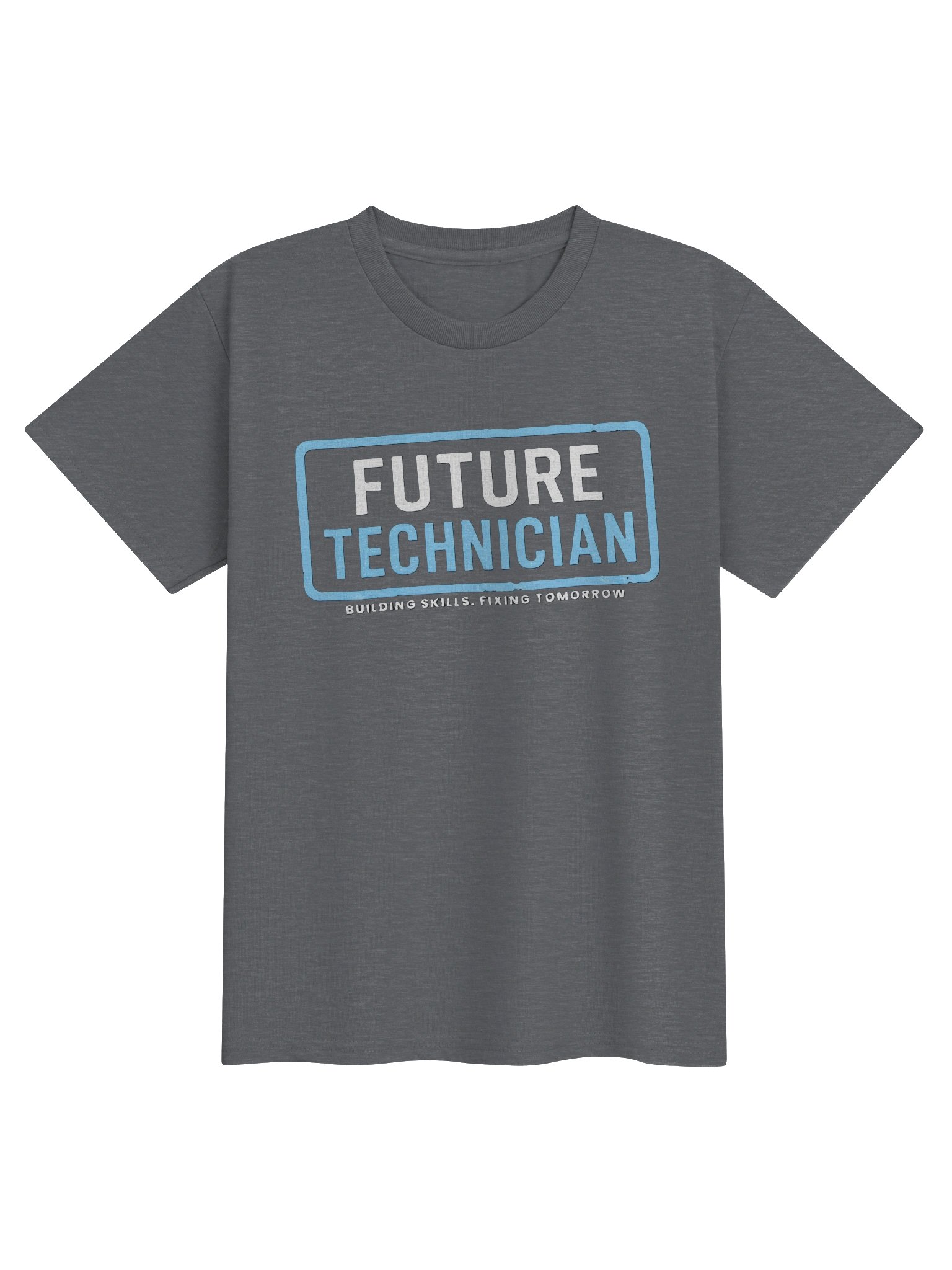 Future Technician Youth T-Shirt - Gray/Blue product image (1)