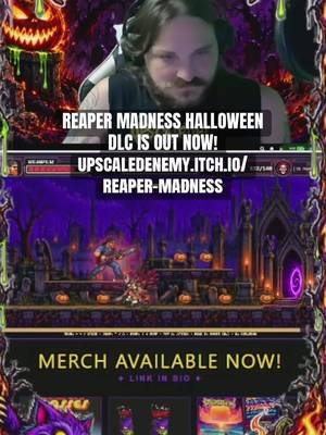 The #halloween DLC for the game I made for @WatchReaper is now LIVE and #Freetoplay on #itchio See my links list at the link in bio, enter the URL on the screen or simply do a web search for ‘UpscaledEnemy itch.io’ and it will come up! #retrogaming #gamedevelopment Features a new Boss Fight with Cheshy, as seen in this clip!