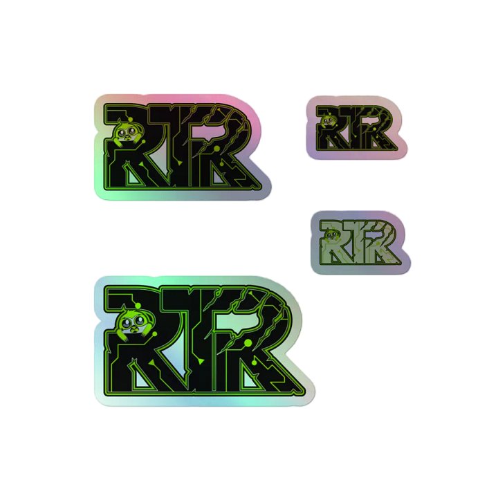 RTR Neon Holographic Sticker Pack product image (2)