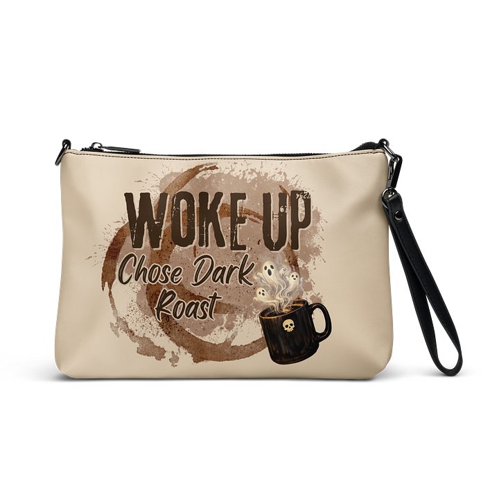 Woke Up. Chose Dark Roast. Witchy Coffee Crossbody Bag product image (1)