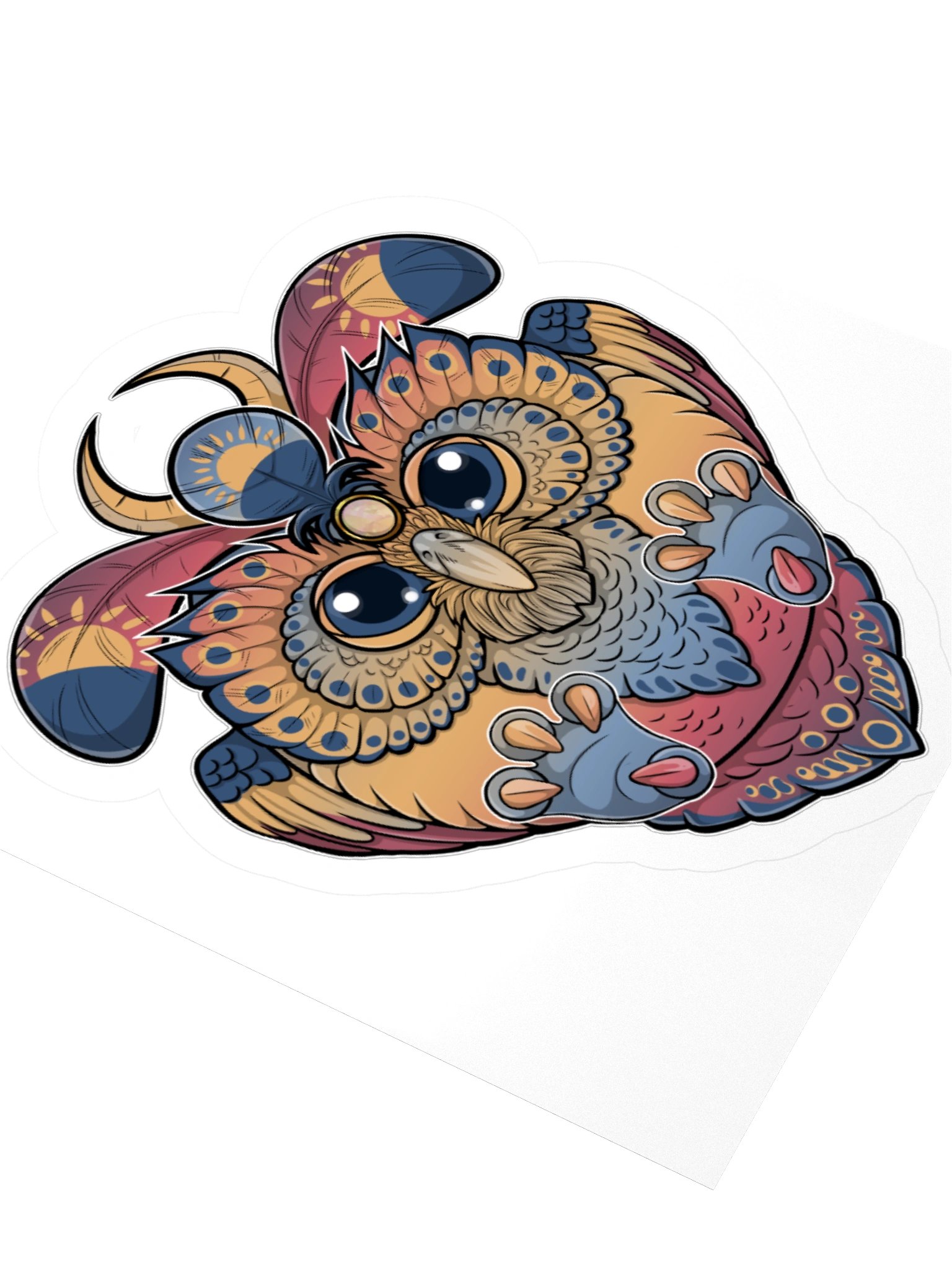 Sunrise Owl Stickers product image (3)