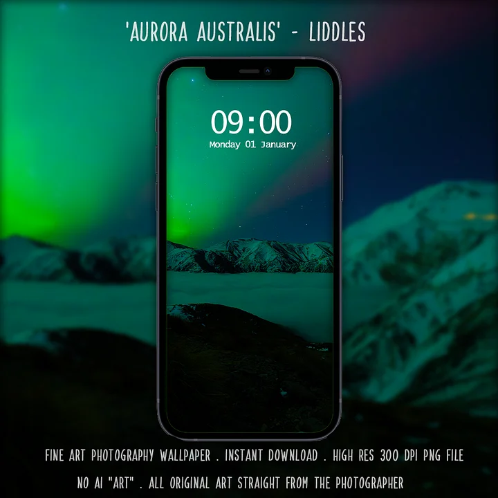 Aurora Australis by Liddles phone wallpaper product image (1)