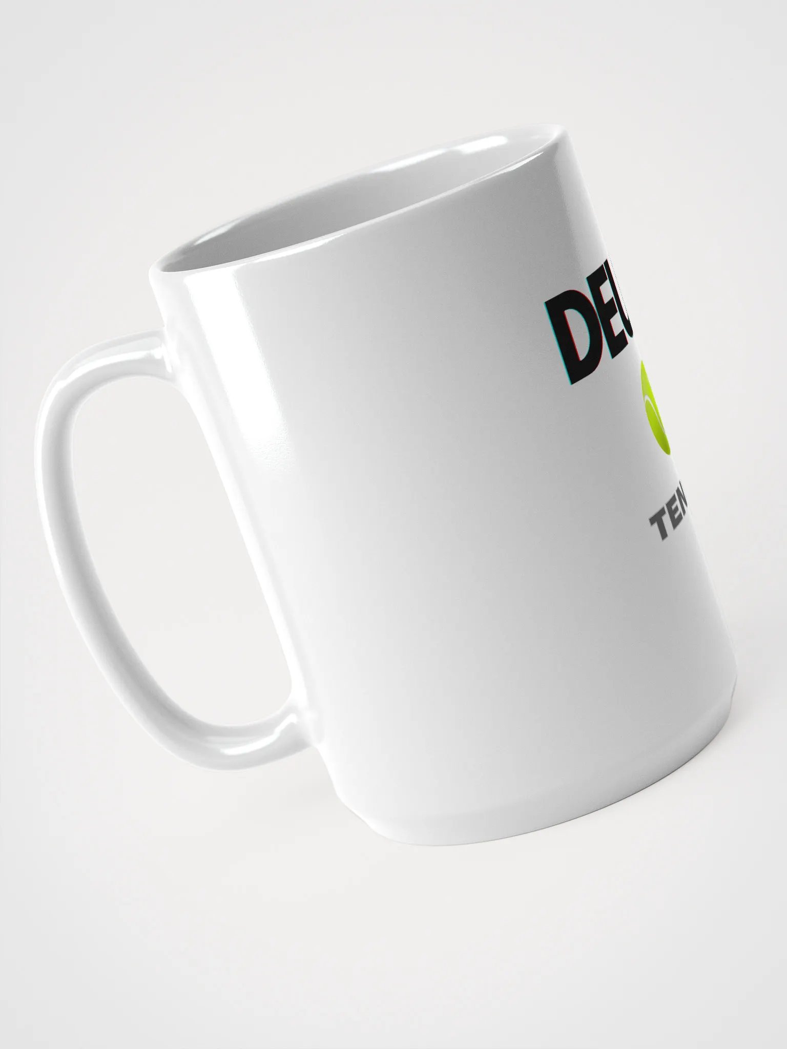 Tennis Deuce White Glossy Mug product image (4)