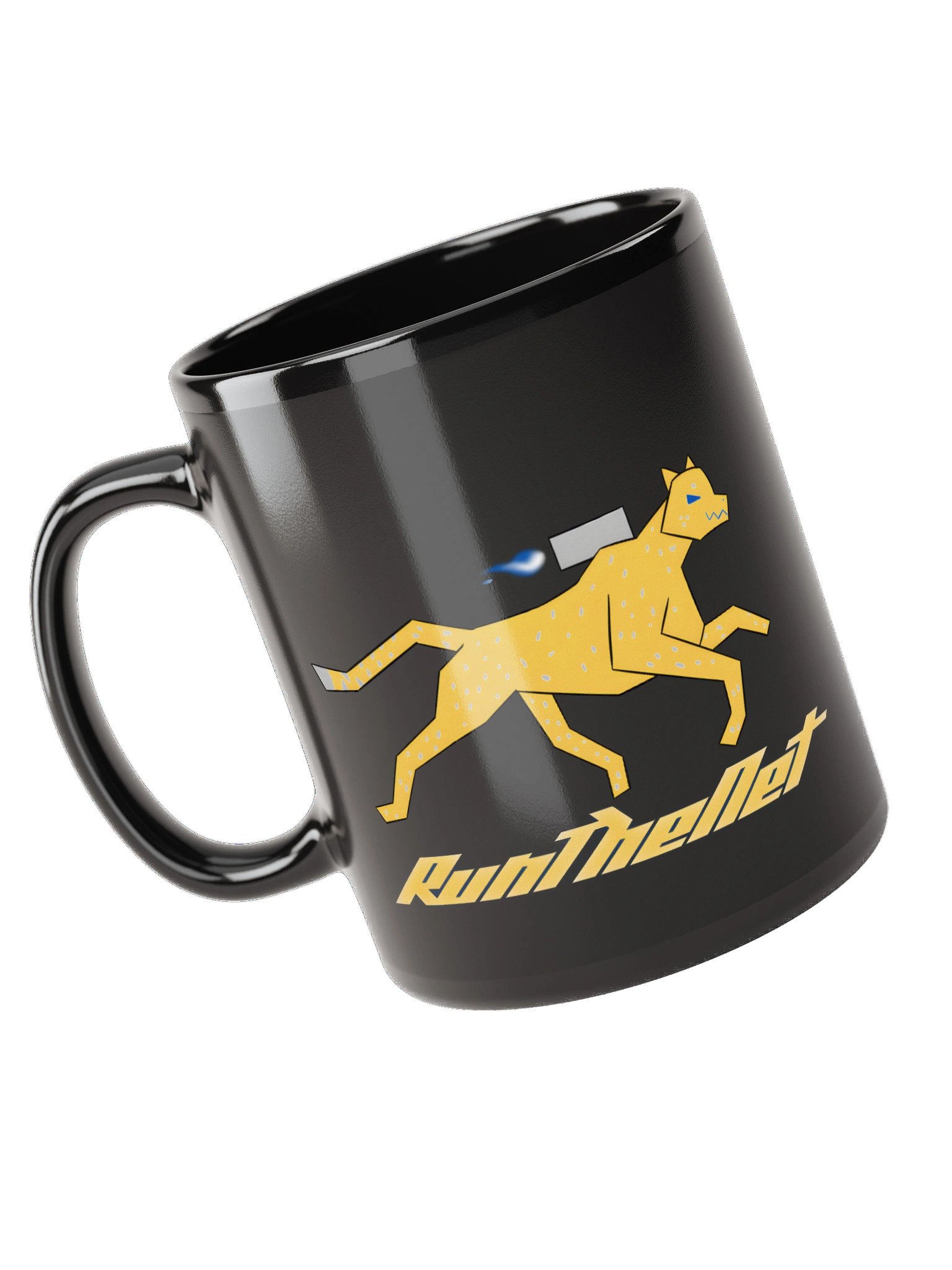 Run The Net Flash Mug (Black) product image (5)