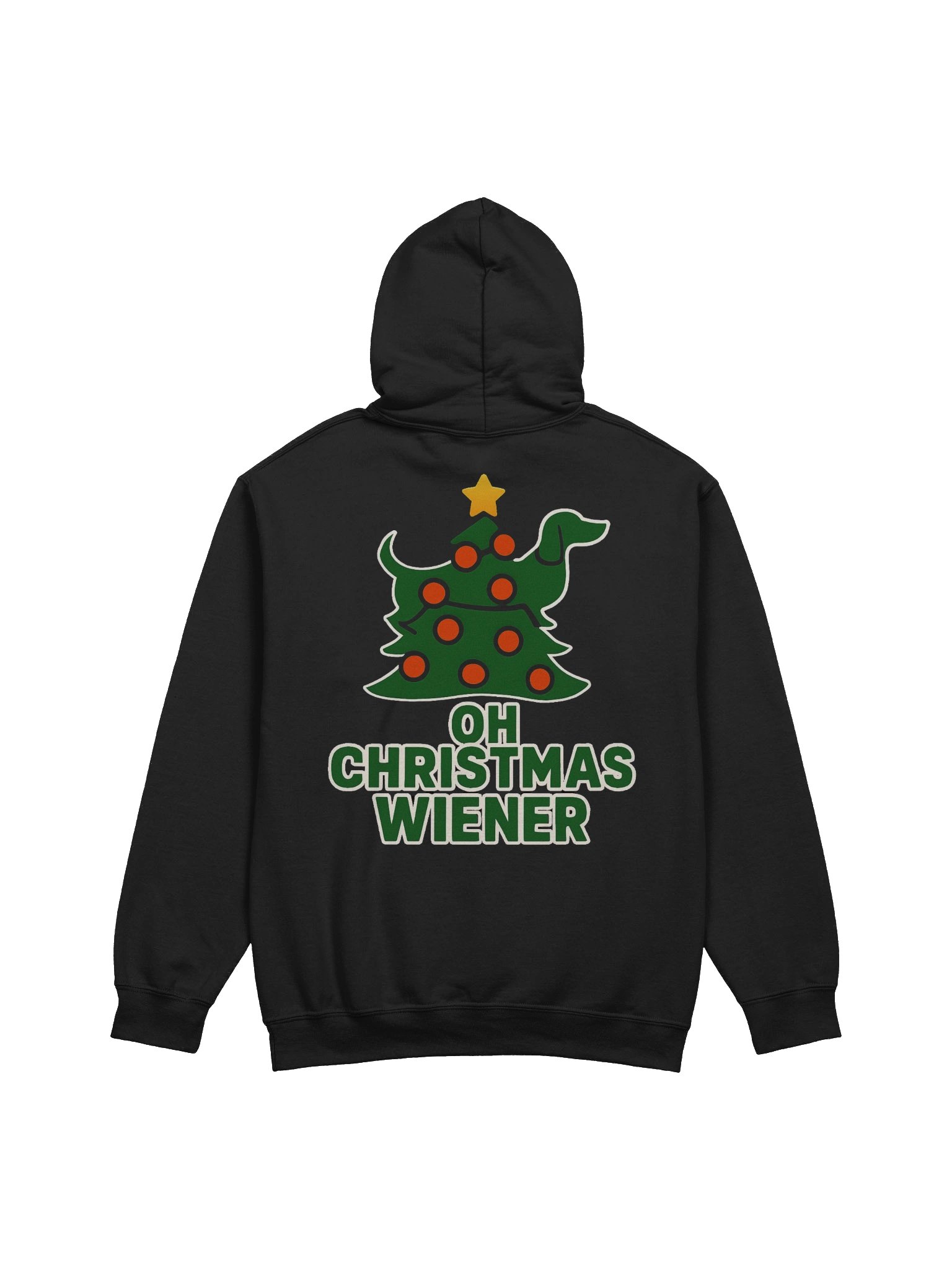 Oh Christmas Wiener Dachshund Tree Hoodie product image (2)
