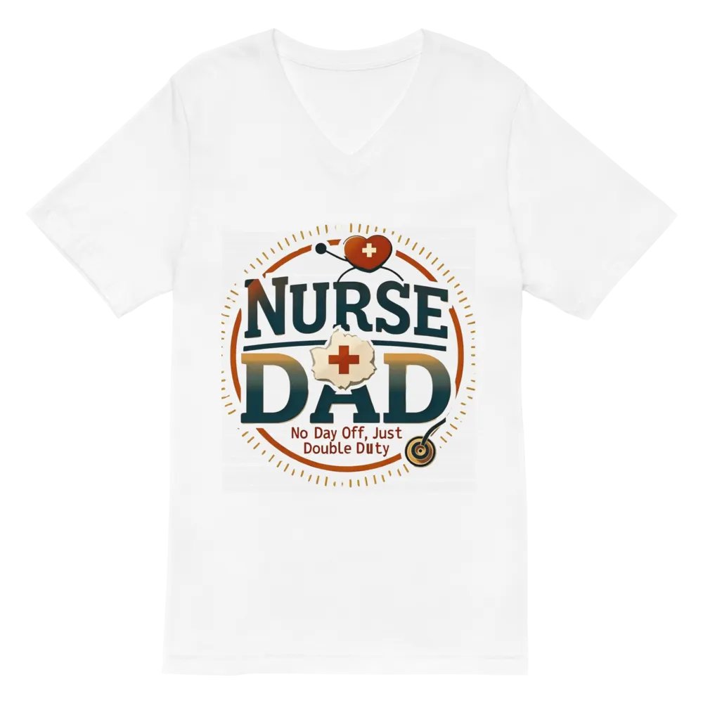 Nurse Dad Double Duty V-Neck Tee product image (2)