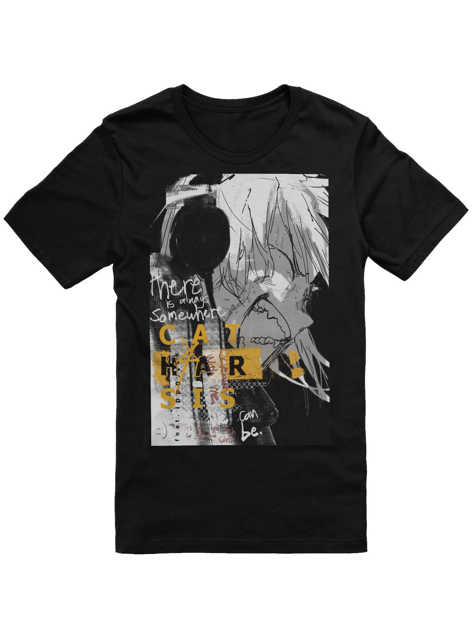"Scream with me." Bella+Canvas T-shirt product image (1)