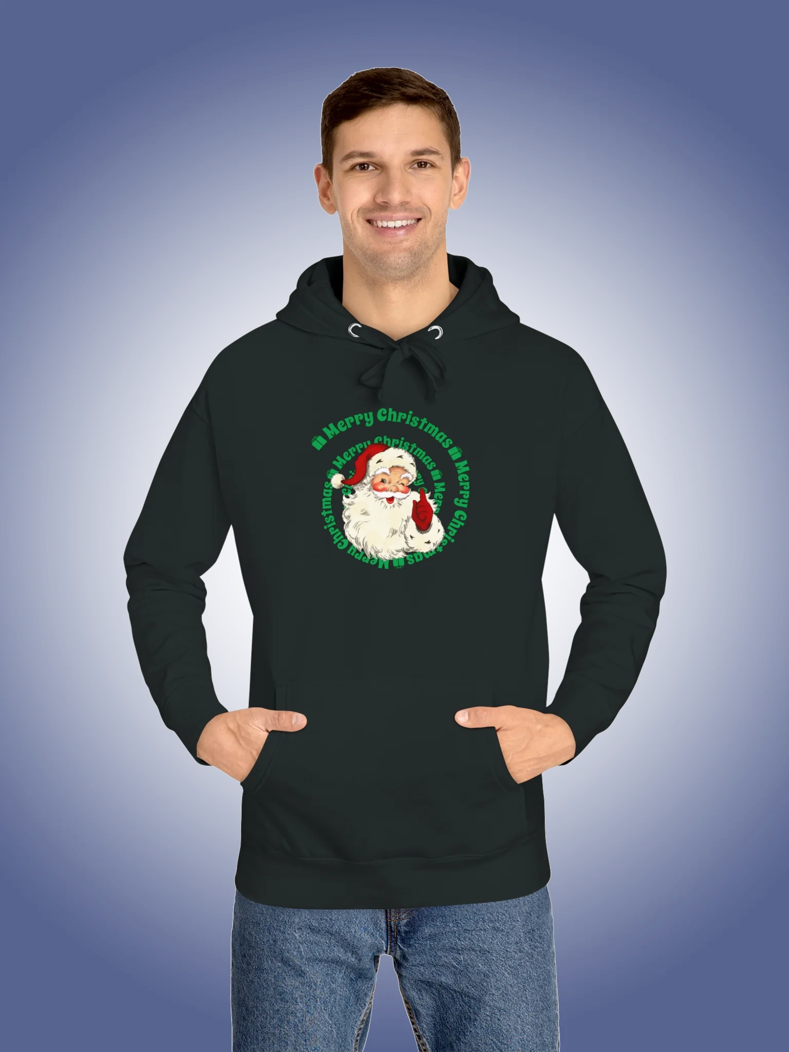 Merry Christmas Retro Santa Spiral product image (1)