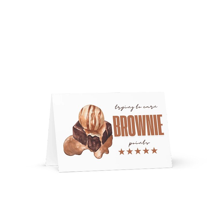 Earn BROWNIE Points Teacher Appreciation Card product image (2)