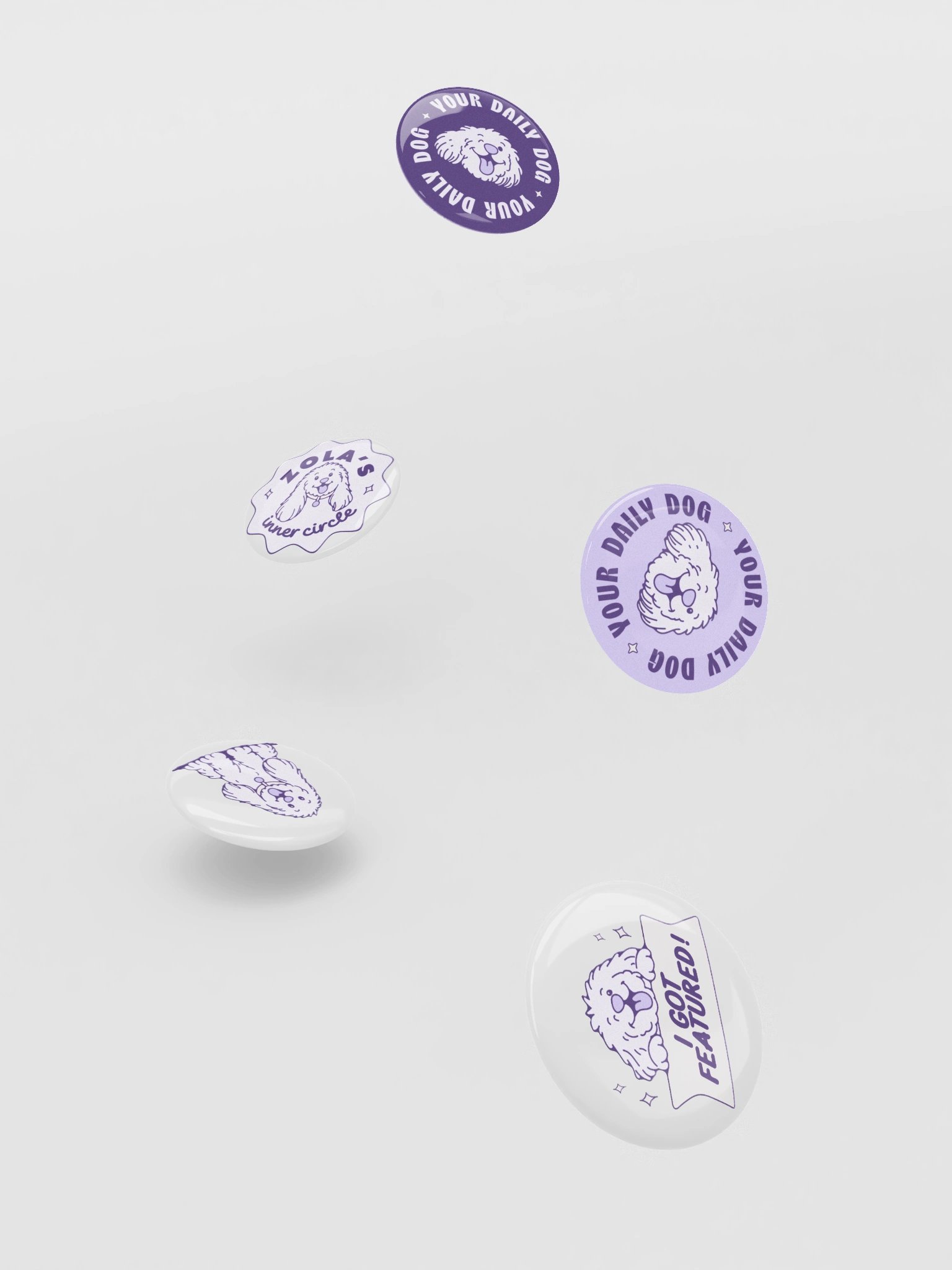 Your Daily Dog Pins - Set of 5 product image (10)