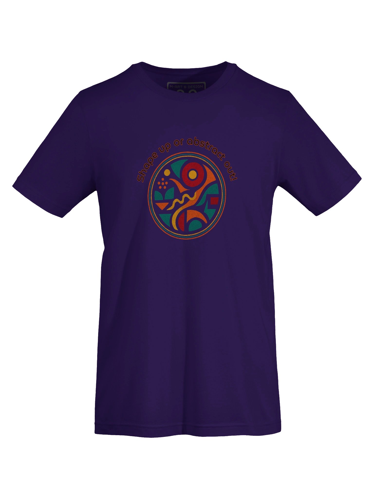 Shape Up or Abstract Out! Bold Geometric Circle Tee – Vibrant Modern Art T-Shirt product image (7)