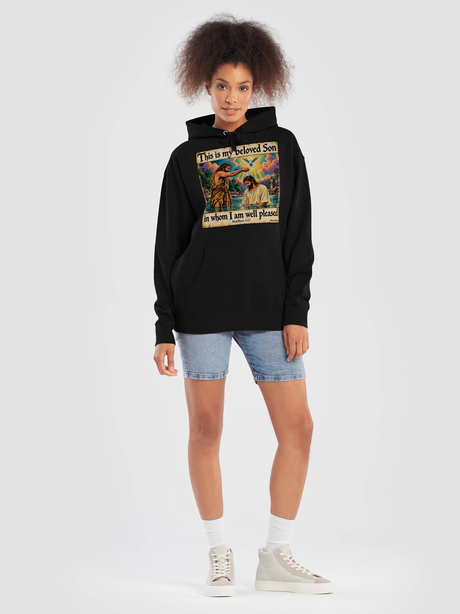 Baptism of Jesus Matthew 3:17 Hoodie product image (7)