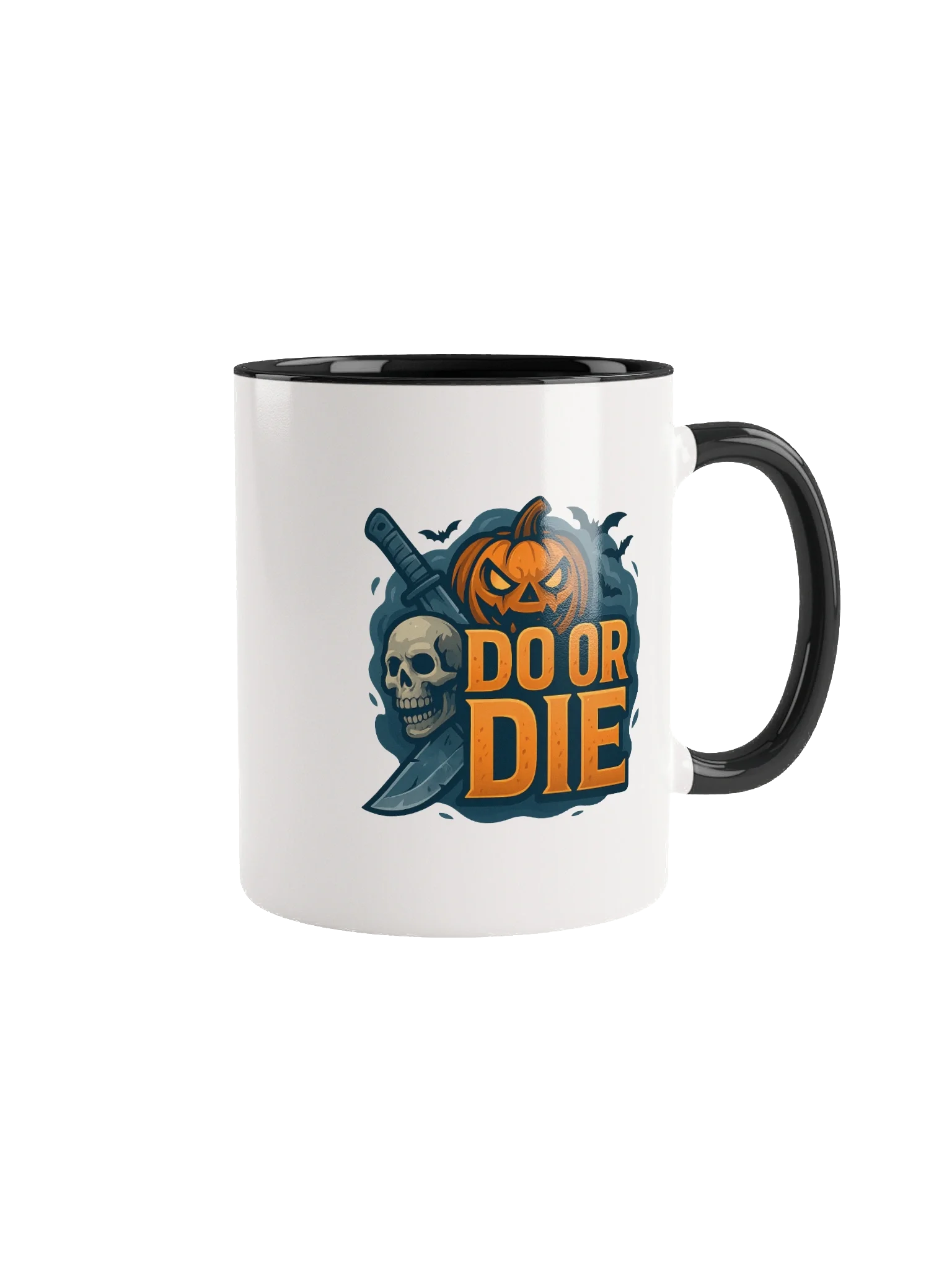 Menacing Pumpkin Ceramic Mug