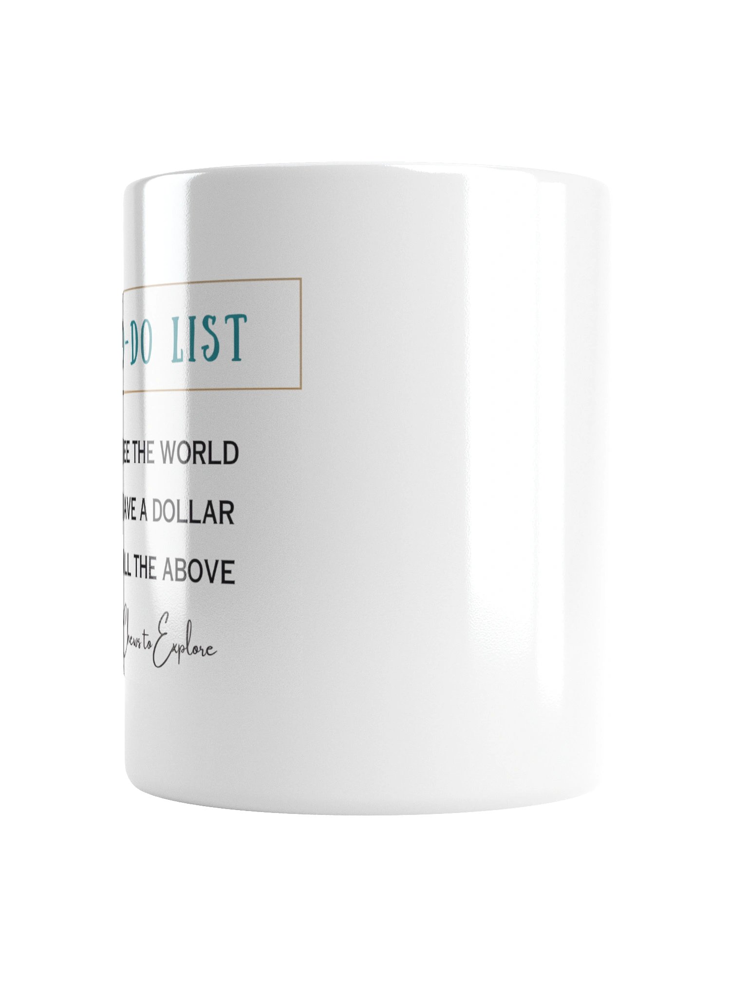 ChewsToExplore To-Do List Mug product image (6)