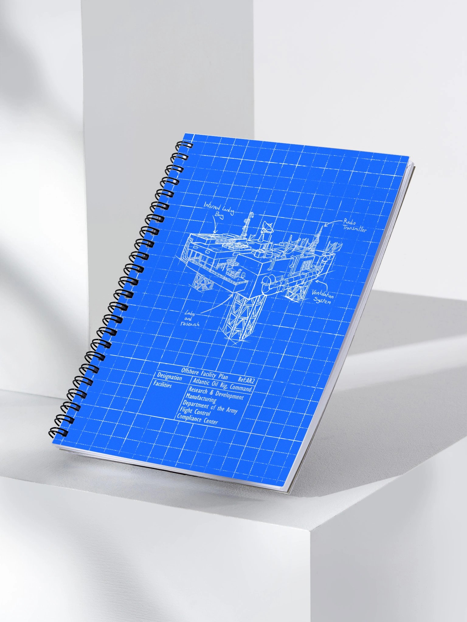 America Rising Blueprint Notebook - The Oil Rig product image (3)