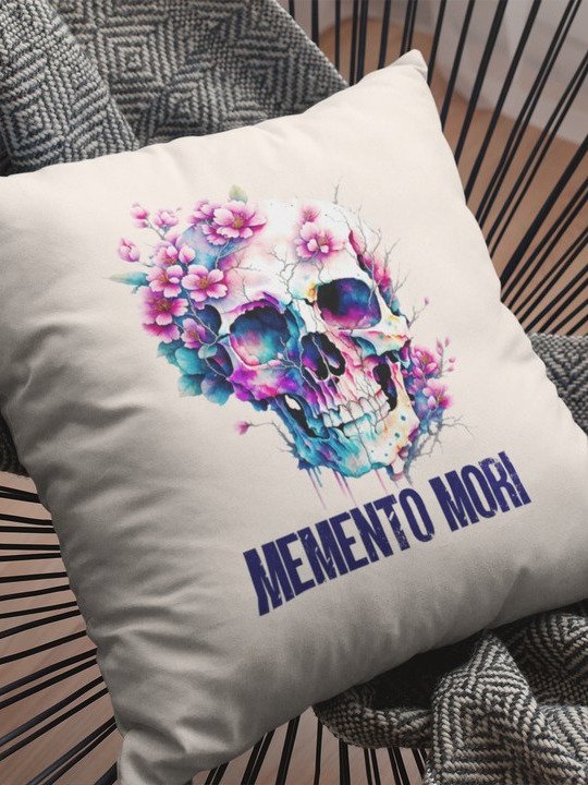 Memento Mori Pillow product image (1)