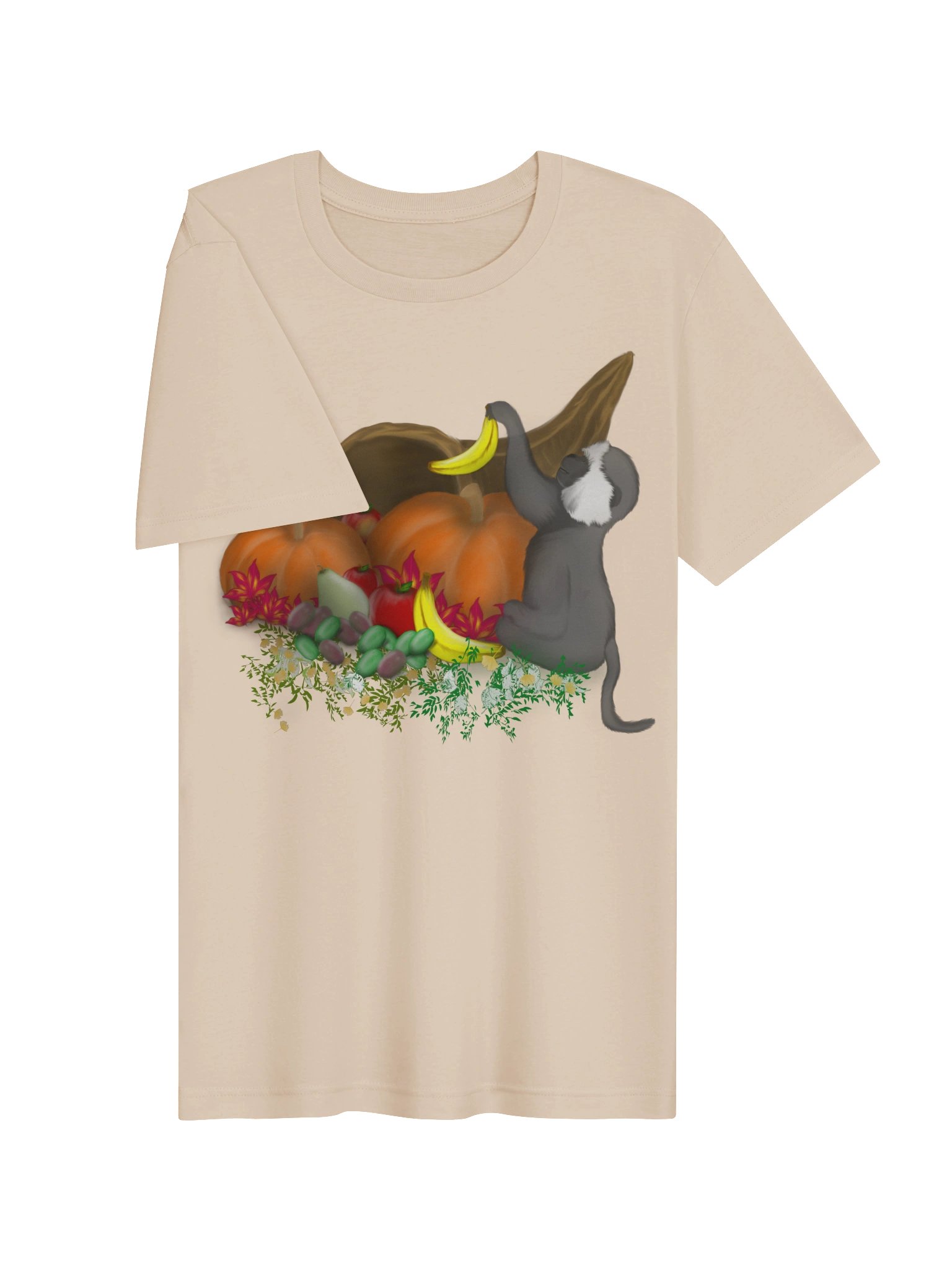 Monkey and Cornucopia T-Shirt. Women's Bella+Canvas Supersoft T-Shirt product image (2)