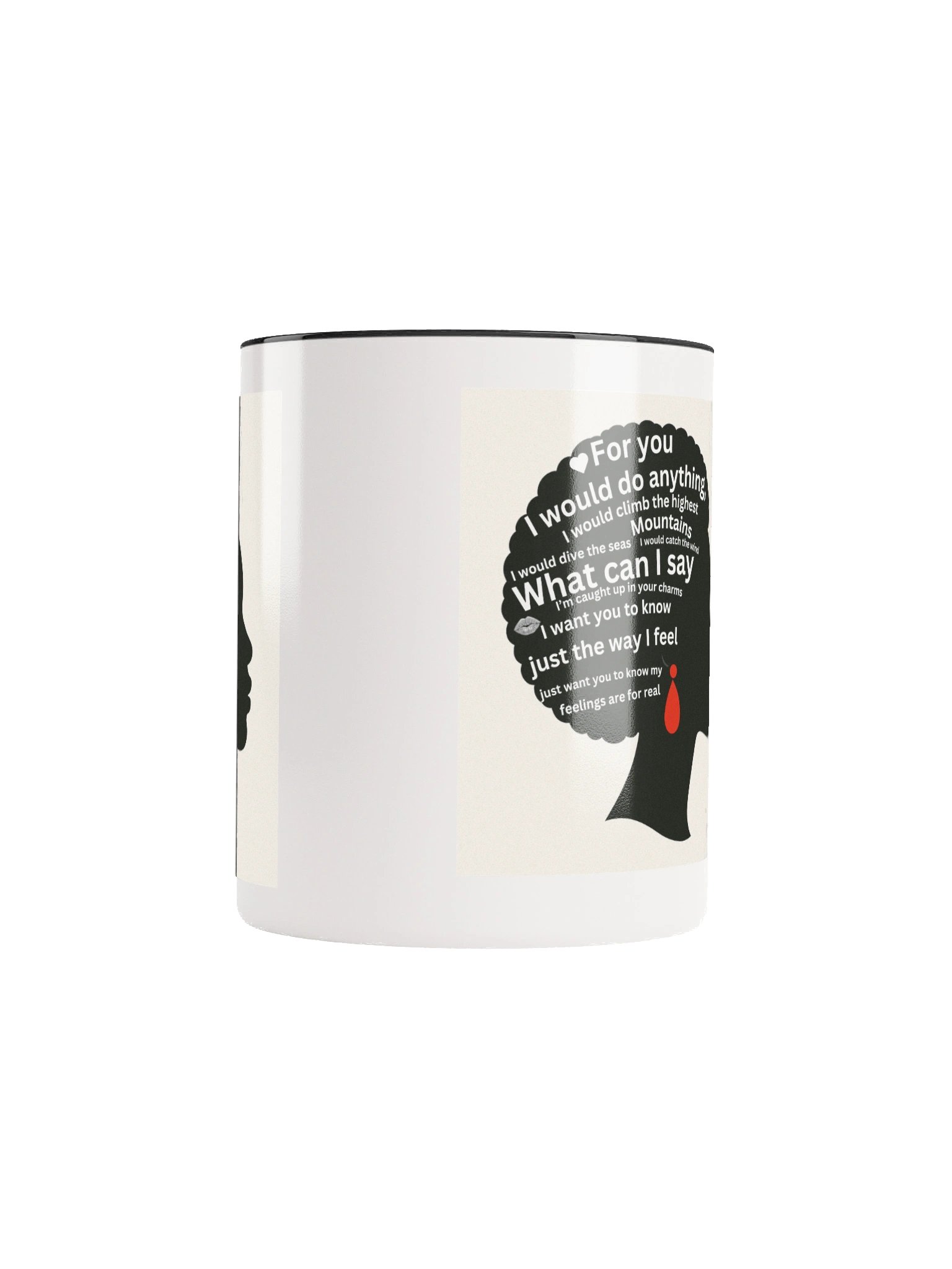 Afro Ceramic Mug- Come Over lyrics product image (9)
