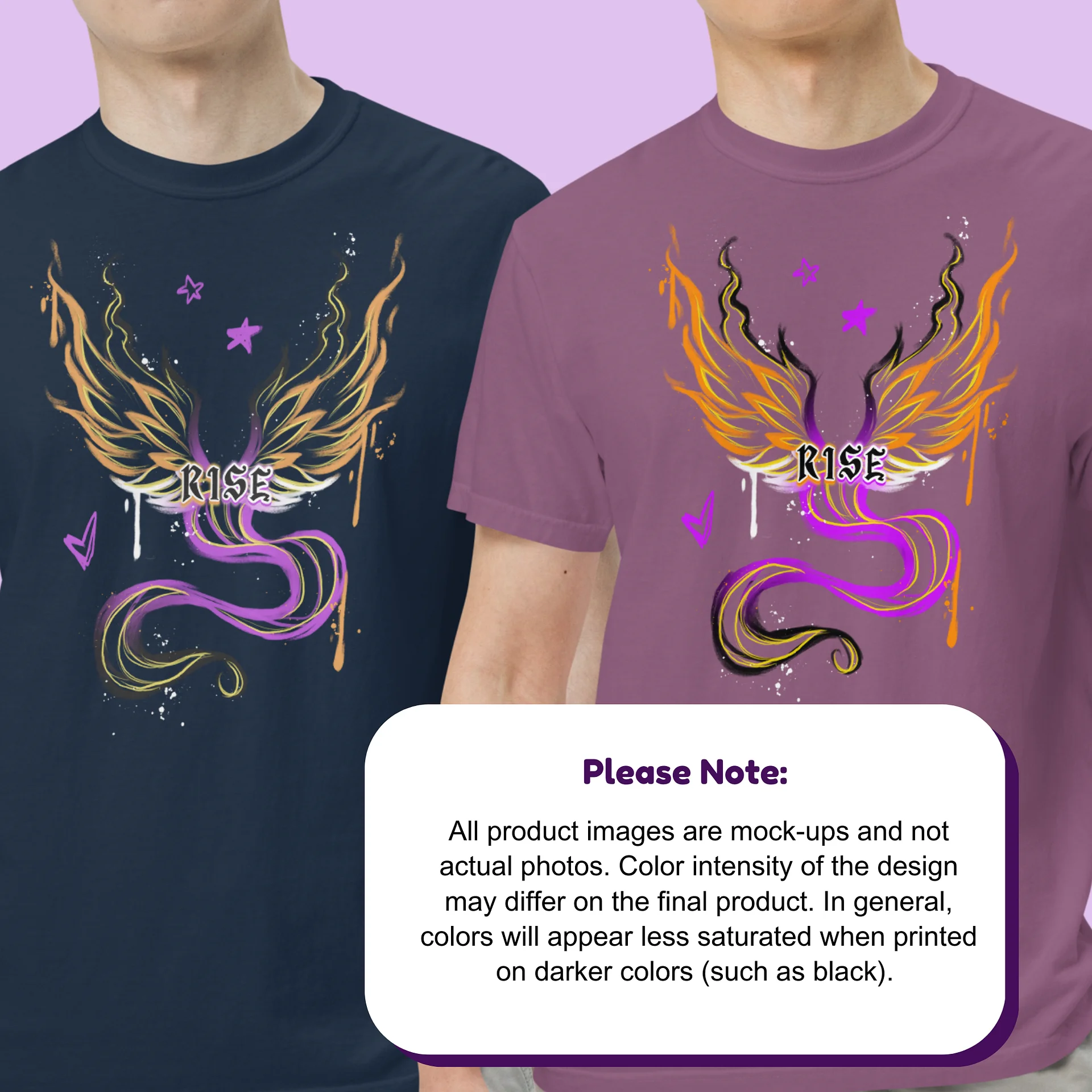 RISE Collection: Subtle Nonbinary Pride Phoenix Tee product image (21)